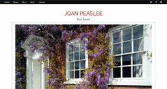 Desktop Screenshot of joanpeaslee.com